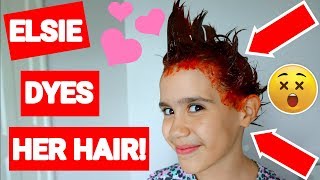 ELSIE DYES HER HAIR😳 19 VLOG [upl. by Scarito]