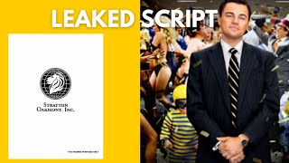 THE WOLF SALES SCRIPT  Leaked sales script from Jordan Belfort Stratton Oakmont [upl. by Reimer296]