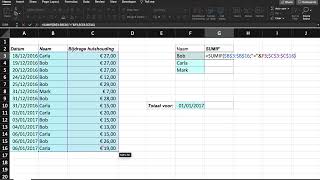 Excel  Hoe gebruik je de functie SOMALSSUMIF 📚 [upl. by Gus784]