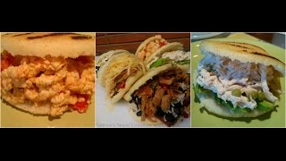 Arepas asadas 5 rellenos tradicionales [upl. by Ffoeg]