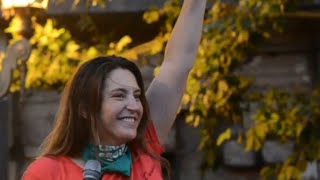 Manuela Castañeira en una jornada histórica por el 8M [upl. by Nessaj]