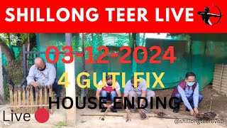 Shillong Teer Live 🔴  4 Guti HitKashi Hills Archery Sports Institute Shillongteertarget result [upl. by Tarah970]