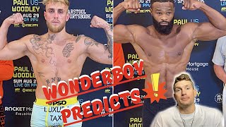 Jake Paul VS Tyron Woodley OFFICIAL PREDICTION  Wonderboy Thompson [upl. by Ynohtna61]