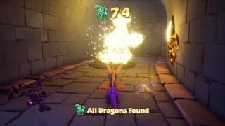 How to reach the last dragon in Haunted Towers secret area  Spyro Reignited Trilogy [upl. by Samantha]