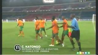 CAN 2012Groupe AMatch ZambieLybie 22 Les buts en video [upl. by Eimoan]