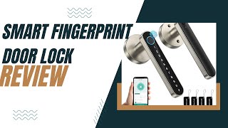 Tmezon Smart Fingerprint Door Lock Review and How To Install Available on Amazon [upl. by Eidnyl]