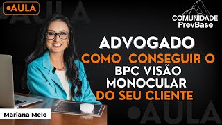 Como conseguir a concessão do beneficio BPC VISÃO MONOCULAR do seu cliente [upl. by Akzseinga]