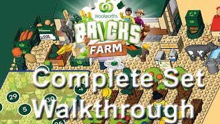 Woolworths Bricks Farm Complete Set Walkthrough  Woolworths woolworthsbricks collectibles [upl. by Konikow813]