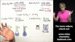 Whats the Difference Between Molarity and Molality [upl. by Enamrej]