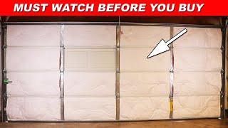 How to insulate your Garage Door Owens Corning Kit Review and Install [upl. by Palla93]