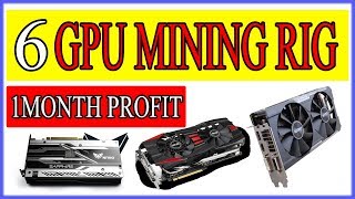 6 GPU Mining Rig Profits in 1 Month ETHETC UrduHindi By Zakria 2017 [upl. by Artsa]