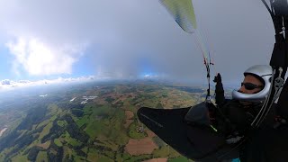 Malvern Hills XC 44KM paragliding Grupa 303 [upl. by Ojeibbob]