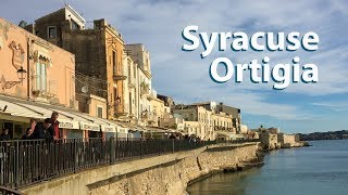 Syracuse Ortigia  A Walking Tour  Sicily [upl. by Bywaters]