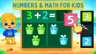 Math Kids Fun Learning Games for Preschoolers  Numbers Counting Addition For Kids Free No Ads [upl. by Phelgen]