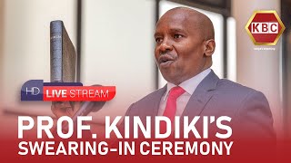 LIVE DP PROF KITHURE KINDIKI SWEARINGIN CEREMONY II 1st November 2024 II wwwkbccoke [upl. by Aratahc]