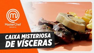 CAIXA MISTERIOSA DE VÍSCERAS  CORTES  MASTERCHEF BRASIL [upl. by Naniac254]