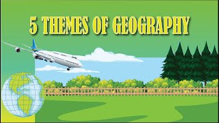 5 themes of geography in urdu hindi  themes of geography place  5 themes of geography region [upl. by Obellia]