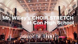 Mr Willey’s CHOIR STRETCH at Conservatorium Highschool  Altogether [upl. by Eigger]