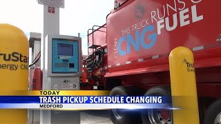 Trash pickup schedule changing in Medford [upl. by Crist]