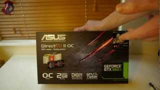 ASUS NVidia GTX 660Ti OC Unboxing and Quick Overview [upl. by Awram]