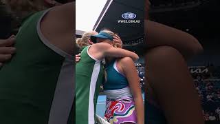 The emotion of tennis 🥺❤️ shorts  Wide World of Sports [upl. by Einreb994]