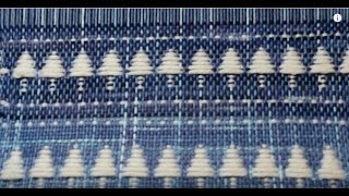 Winter trees on a rigid heddle loom [upl. by Cyndy]