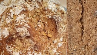 SEEDED WHOLEMEAL BREADARTISAN BREADSOURDOUGH BREADITALIAN BREADNO KNEAD BREADBREADBREAD RECIPE [upl. by Ilera]