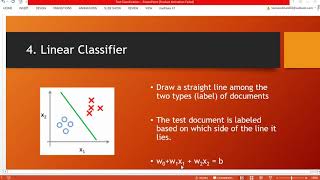 Linear Classifier [upl. by Idet]