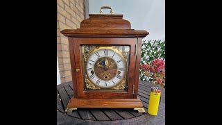 Vintage Westminster Clock Christiaan Huygens Moonphase [upl. by Aivad400]