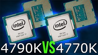 Intel i74790K vs i74770K [upl. by Dirrej]