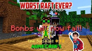 This Raft is TERRIBLE  Minecraft TNT Diffuser [upl. by Genovera485]