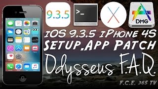 iOS 935  iPhone 4S SetupApp Patch  How to use the patches with Odysseus Downgrade [upl. by Jeromy]