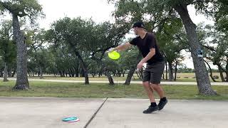 090124 month 12 week 4 backhand form discgolf [upl. by Nomad683]