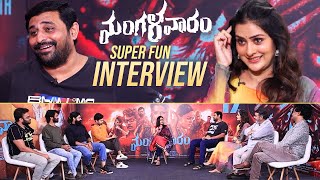 Mangalavaram Movie Team Super Fun Interview  Ajay Bhupathi  Payal Rajput  Manastars [upl. by Weingarten]