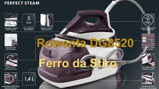 🍅🥐 Rowenta DG8520  Perfect Steam Ferro da Stiro  Piastra Microsteam 400 [upl. by Apfelstadt848]