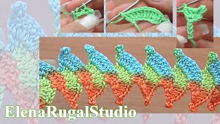 How to Crochet Lace Cord With Picot CROCHET TRIMCROCHET HAND BRACELET crochet [upl. by Enomys]