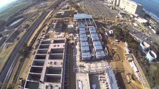 Carlsbad Desalination Plant Flyover  June 3 2014 [upl. by Akienom]