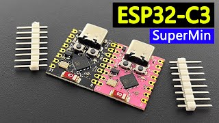 Getting Started With ESP32C3 SuperMini DEvelopment Board  Espressif ESP32C3 With Arduino IDE [upl. by Ahsinar415]