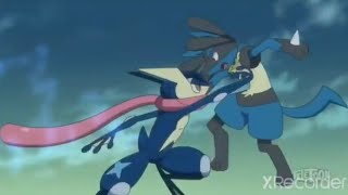 Lucario Vs Greninja English Dubbed [upl. by Alekim]