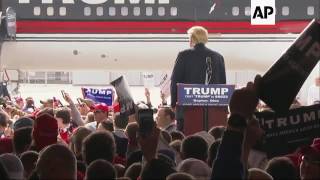 Protester tries to disrupt Trump rally in Ohio [upl. by Tannie828]