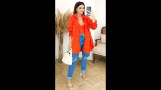 LINDOS OUTFITS EN COLOR NARANJA 2022 [upl. by Holofernes]