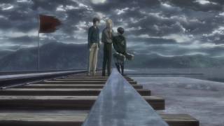 English dub Attack on titan Reveal of the Armored titan and Colossal titan [upl. by Nahsrad]