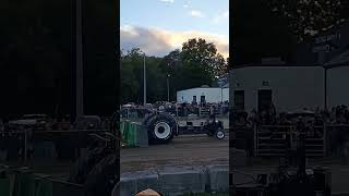 Tractor pull puts sled into wall tractorpull fail [upl. by Fern208]