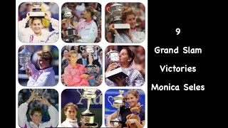 9 Grand Slam Victories of Monica Seles [upl. by Ioves]