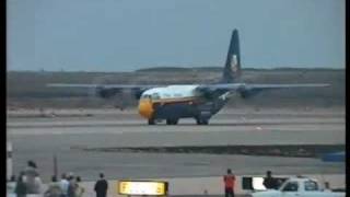 C130 quotFat Albertquot Jet Assisted Take Off JATO NAS Miramar Air show [upl. by Arakihc]