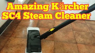 Amazing Kärcher SC4 Steam Cleaner  Cleaning A Dirty Kitchen Part 1 [upl. by Sivi]