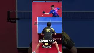 Unbelievable SlowMotion Table Tennis Serve TableTennis PingPong TableTennisServe [upl. by Selmner]