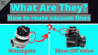 Routing Wastegate and BlowOff Valve Lines  Explaining how a BOV and Wastegate Work [upl. by Alicsirp]