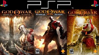 All God Of War Games on PSP [upl. by Curtice]