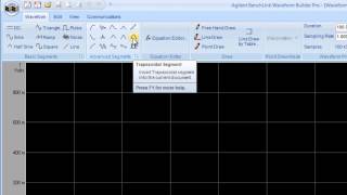 Generate Waveforms with Agilents BenchLink Waveform Builder Pro Demonstrated with a 33522A [upl. by Fifi581]